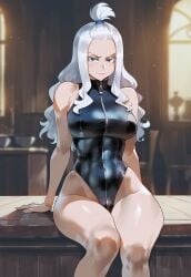 ai_generated big_ass big_breasts fairy_tail flarekiss mirajane_strauss white_hair