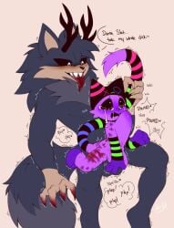 anthro anthro_on_anthro anthro_only black_sclera critters_(poppy_playtime) furry_only no_humans oc ocs poppy_playtime poppy_playtime_(chapter_3) sex skullnap_(pachi_rizuu) smiling_critters sweetmilk001_(artist) tagme white_pupils