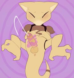 2025 abra abstract_background absurd_res anthro anus balls biped blush bodily_fluids closed_eyes cum cumshot digital_drawing_(artwork) digital_media_(artwork) digitigrade ejaculation front_view generation_1_pokemon genital_fluids genitals glans hand_on_belly hi_res humanoid_genitalia humanoid_penis lying male masturbation nintendo on_back penile penile_masturbation penis pokemon pokemon_(species) porldraws psychic_masturbation psychic_powers solo spiral_background spread_legs spreading sweat yellow_balls