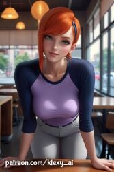 1female 1girls ai_generated american american_female ben_10 clothed_female clothes clothing female female_only fully_clothed fully_clothed_female ginger green_eyes green_eyes_female gwen_tennyson hourglass_figure human human_female klexyai no_text orange_hair orange_hair_female red_hair red_hair_female short_hair short_hair_female solo solo_female tagme twitter_link voluptuous voluptuous_female