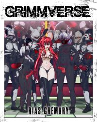 grimm (rwby) from high school dxd by indrick [artist]
