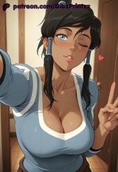 korra from avatar legends by dibzprintz