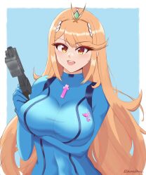 mythra from nintendo by daymandraws