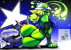 1girls alien alien_girl ass ass_focus baggy_pants booventhealien breasts clothing dat_ass female gloopy_(booventhealien) pants_down reference_image roblox roblox_avatar robloxian sagging_pants sideboob tagme thong twitter
