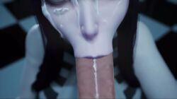 3d :>= animated black_hair blowjob blue_eyes breasts bukkake cum cum_burp deepthroat fellatio female femdom gokkun hero's_journey kuro_(hero's_journey) large_breasts male male_pov pale_skin penis pov shorter_than_10_seconds sound steamy_breath swallowing_cum tagme under_the_witch video