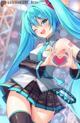 hatsune miku from vocaloid by z-ki