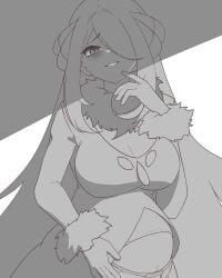 cynthia (pokemon) from game freak by pst