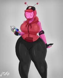 1girls big_breasts big_butt big_thighs breasts cap clothed female female_only forsaken_(roblox) golden_toad roblox roblox_game robloxian sleeveless solo tagme thick_thighs thighhighs thighs tv tv_girl tv_head veeronica