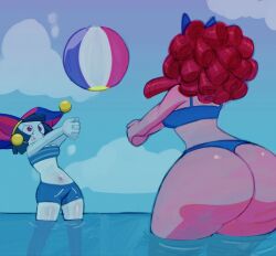 pomni (beach outfit) from glitch productions by pinkbobatoo
