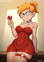zoey (smiling friends) from adult swim by lezaki-thefatlizard