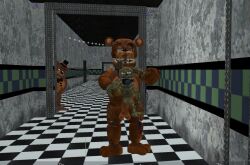 3boys 3d anal anal_sex animatronic bear bigger_penetrating_smaller bunny dominant_male eyes_rolling_back five_nights_at_freddy's fnaf gay gay_domination holding holding_ears holding_leg male masturbation open_mouth plushtrap_(fnaf) rape_slave size_difference toy_freddy_(fnaf) withered_freddy
