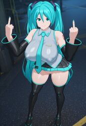 hatsune miku from fortnite by abk800