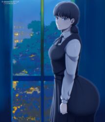 mitaka asa from chainsaw man by z-art