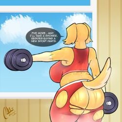 mrs. retriever (bluey) from bluey (series) by alexnik