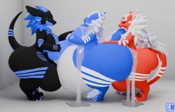 3d_(artwork) absurd_res anal anal_sex anthro ass balls belly belly_expansion besuru big_balls big_belly big_butt big_penis black_balls black_body blackberry_(blueberrybesuru) blender_(artwork) blender_cycles_(artwork) blue_body blue_eyes blueberrybesuru bodily_fluids butt_expansion closed_eyes cum cum_inside digital_media_(artwork) dragon excessive_cum excessive_genital_fluids expansion fellatio foreskin fur furred_dragon furred_scalie genital_fluids genitals group gynomorph hand_on_butt hand_on_penis hi_res holding_penis huge_balls huge_belly huge_butt huge_cock huge_thighs hyper hyper_balls hyper_belly hyper_butt hyper_cum hyper_genitalia inflation intersex knot knotted_penis kobold lizard male mulberry_(blueberrybesuru) mythological_creature mythological_scalie mythology novabeast oral pear-shaped_figure penetration penile penis red_balls red_body red_eyes reptile scalie sequence sex simple_background strawberry_(blueberrybesuru) thick_thighs tongue tongue_out trio wickerbeast wide_hips