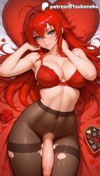 1futa 2026 ai_assisted ai_generated anime artist_name blush breasts bust cock dick explicit flower futa_only futanari hi_res high_quality high_resolution high_school_dxd highres laying_down light-skinned_futa long_hair lying lying_on_back on_back pantyhose patreon patreon_username penis petals pillow red_flower red_hair red_rose rias_gremory rose rose_petals smile solo stable_diffusion testicles torn_clothes torn_legwear tsukoneko uncensored valentine's_day valentines_day watermark