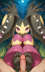 ai_generated feet feet_on_penis foot_fetish foot_play footjob happy mega_evolution mega_mawile mega_pokemon pawjob paws paws_on_penis penis pokemon pokemon_(species) pokemon_xy pov trainer uncensored