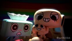 10_seconds 1boy 2girls 3d 3d_(artwork) 3d_animation animated assisted_masturbation blush blushing dandy's_world dandys_world drooling freckles goob_(dandy's_world) half-closed_eyes large_penis male/female no_sound penis plushie plushophilia purpurblock shelly_(dandy's_world) shorter_than_10_seconds smile smiling tagme tisha_(dandy's_world) video watching