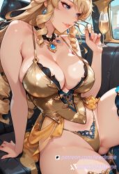 navia (genshin impact) from genshin impact by lewdrune