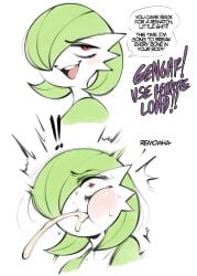 !! 1girls 2026 anthro anthro_only blush bodily_fluids cheek_bulge cum cum_drip cum_in_mouth cum_inside cum_leak cum_leaking cum_out_mouth cum_parabola cut_off dialogue english_text excessive_cum exclamation_point eyebrows female female_only funny gardevoir generation_3_pokemon genital_fluids green_hair hair hi_res humanoid mouth_full_of_cum mouthful narrowed_eyes nintendo not_furry open_mouth pokemon pokemon_(species) pokemon_only red_eyes remote_transfer saltyxodium shock shocked shocked_expression shocked_eyes shocked_face shocked_female smiling smug solo speech_bubble surprise surprised surprised_expression surprised_face sweat talking_to_another teleportation teleporting_cum text tongue white-skinned_female white_background white_body white_skin wide_eyed