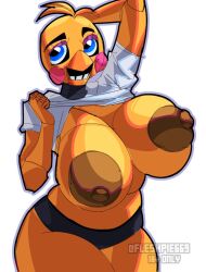 1girls beak big_areola big_breasts big_nipples big_thighs breasts breasts_bigger_than_head breasts_out busty busty_female curvy curvy_figure enormous_breasts female female_only five_nights_at_freddy's five_nights_at_freddy's_2 flashing flashing_breasts fleshpie669 giant_breasts gigantic_breasts hourglass_figure huge_breasts huge_thighs large_breasts massive_breasts massive_thighs pinup presenting_breasts shirt shirt_lift shirt_up solo thick_legs thick_thighs thunder_thighs thunderthighs tits_bigger_than_head tits_out toy_chica_(fnaf) variant_set voluptuous voluptuous_female wide_hips wide_thighs