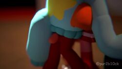 1boy1girl 3d 3d_(artwork) 3d_animation accurate_art_style accurate_body_type animated dandy's_world dandys_world gigi_(dandy's_world) grinding male/female no_sound purpurblock shrimpo_(dandy's_world) tagme thigh_job video