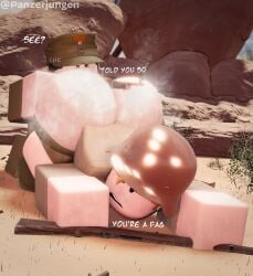 2026 2boys 3d 3d_(artwork) alternate_version_at_source alternate_version_available ass bent_over big_ass big_butt black_hair blonde_hair boots bottomless bubble_ass bubble_butt bushes cap clothed combat curvaceous curvy day desert dialogue dirt dirt_on_face dirty dirty_face dumptruck_ass english_text erich_kraus field_cap firearm foliage friends frown funny gay gay_denial german_male grass gun gun_between_ass hat helmet huge_ass huge_butt karl_hartmann knee_boots male male/male male_only massive_ass military military_cap military_clothing military_hat military_uniform musk musk_clouds original_character original_characters outside pants_pulled_down panzerjungen reloading reluctant rifle roblox robloxian rocks safari_shirt sand shell_casing shirt shorts shorts_down shorts_pulled_down smoke smoking_gun smug steam steaming_body sweat sweaty tan_shirt text thick thick_ass thick_thighs tree trees twitter_username voluptuous weapon wide_hips yaoi