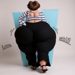 2025 3d 3d_background ai ai_generated ai_real_life ass back back_view background big big_ass big_butt body female looking_at_another looking_at_viewer looking_back looking_back_at_viewer markang404 real_life sex skin