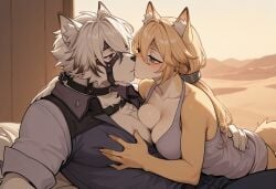 ai_generated anthro anthro_on_anthro civitai furry hoyoverse male/female pulchra_(zenless_zone_zero) pulchra_fellini romantic_sex sex tagme von_lycaon zenless_zone_zero