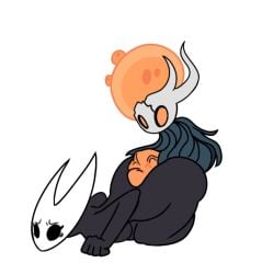 artist_name broken_vessel everysinner everysinner hollow_knight hornet_(hollow_knight) huge_ass huge_cock incest thick_thighs worried_expression