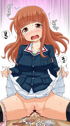 takebe saori from girls und panzer by tsuttsu