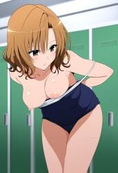 ai_generated large_breasts momioka_risa one-piece_swimsuit swimsuit tagme to_love-ru