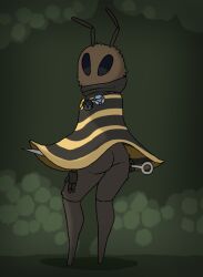 1girls ass bee bottomless female hollow_knight nude oc squablodecomplash tagme