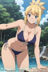 ai_generated aichat anime bikini dr.stone kohaku pinku pinku.ai pinkuai river