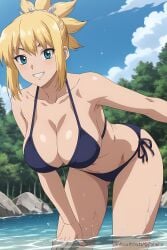 ai_generated aichat anime bikini dr.stone kohaku pinku pinku.ai pinkuai river