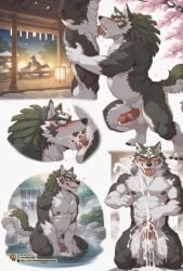 ai_generated bara furry furry_male game gay kl_99 link male male/male male_only the_legend_of_zelda twilight_princess wolf wolf_link