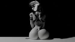 16:9 3d_(artwork) anthro asriel_dreemurr ass butt_crush butt_smother digital_media_(artwork) facesitting female hi_res humanoid male male/female nude omananimations sitting_on_another smothering undertale undertale_(series) warfaremachine widescreen