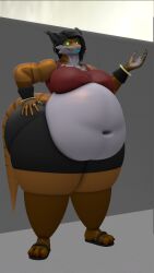 bbw big_ass big_breasts breasts bubble_butt cleavage female huge_ass huge_breasts overweight queenofthekabuto thick_thighs wide_hips