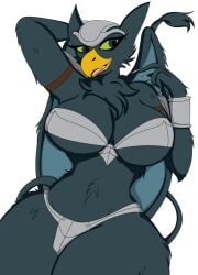 2023 activision anthro ass avian beak big_breasts big_butt bikini bird breasts cbear624 cleavage clothed clothing female gryphon hi_res huge_breasts huge_hips mythological_avian mythological_creature mythology non-mammal_breasts skylanders solo sonic_boom_(skylanders) swimwear thick_thighs two-piece_swimsuit wide_hips