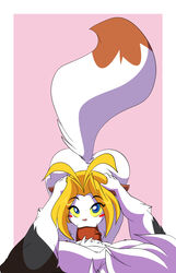 animal_ears anthro ass blonde_hair blue_eyes blush breasts chalo deep_throat deepthroat edit erection faceless_male feline fellatio female furry hair hairband las_lindas looking_at_viewer male nipples nude oral oral_sex penis photoshop pose pov sarah_silkie sex straight white_fur