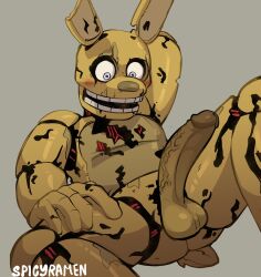 springtrap (fnaf) from five nights at freddy's by spicyramen