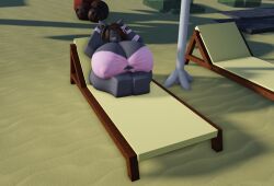 1girls 3d big_breasts bikini bradythewwefan breasts cleavage female furry huge_breasts hyper_breasts ribbons_(bradythewwefan) roblox robloxian tagme thick_thighs wide_hips