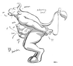 1boy ambiguous_gender anal_vore anus belly bovine cattle cum cum_while_penetrated digestion digitigrade head_looking_out hooves horns male minotaur monochrome penis rectum saliva size_difference sketch stomach stomach_bulge tail text vore zevti_bull