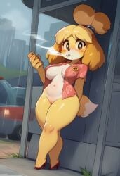 isabelle (animal crossing) from animal crossing
