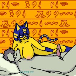 ankha from animal crossing by priipit