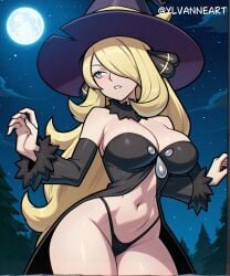 cynthia (pokemon) from nintendo by ylvanne