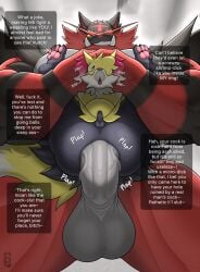 2pokemon 3:4 absurd_res anal anal_sex anthro anus ass balls big_balls big_dom_small_sub big_muscles big_penis black_balls black_body black_fur black_penis braixen canid canine contact_onomatopoeia degradation detailed_background dialogue dialogue_box digital_media_(artwork) dirty_talk dominant duo erection felid femboy full_nelson full_nelson_(legs_held) full_nelson_anal fur gay gay_domination gay_sex generation_6_pokemon generation_7_pokemon genitals girly grey_(dgbraixen) grey_balls grey_penis head_grab hi_res huge_balls huge_cock huge_muscles humanoid_genitalia humanoid_penis humiliation impact_onomatopoeia incineroar inner_ear_fluff inside large_insertion looking_pleasured low-angle_view male male/male male_only male_penetrated male_penetrating male_penetrating_male mammal micropenis moan muscular muscular_anthro muscular_male nintendo nude onomatopoeia open_mouth pawpads penetration penile penile_penetration penis penis_humiliation penis_in_ass pink_nose pink_pawpads plap pokemon pokemon_(species) profanity questionable_consent rape red_body red_fur ridiculous_fit sex size_difference small_balls small_penis small_penis_humiliation smaller_penetrated smile smirk solard0gg0 sound_effects stomach_bulge stretched_anus striped_body stripes text text_box tongue tongue_out tuft watermark worm's-eye_view yaoi yellow_body yellow_fur