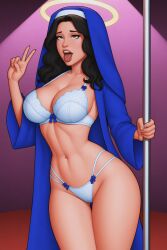 virgin mary fan art