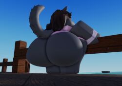 1girls 3d big_breasts bikini bradythewwefan breasts cleavage female furry huge_breasts hyper_breasts ribbons_(bradythewwefan) roblox robloxian tagme thick_thighs wide_hips