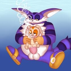 big the cat from sega by launny